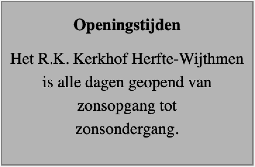 Openingstijden